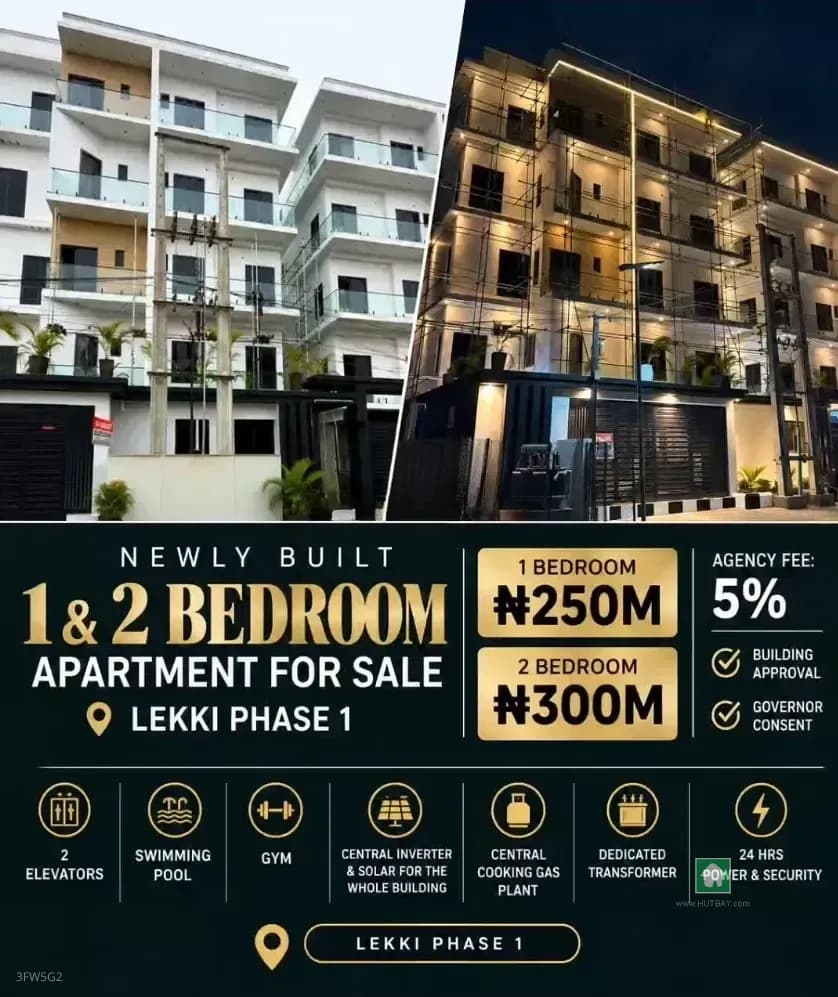 Studio Apartment for Sale in Lekki Phase 1