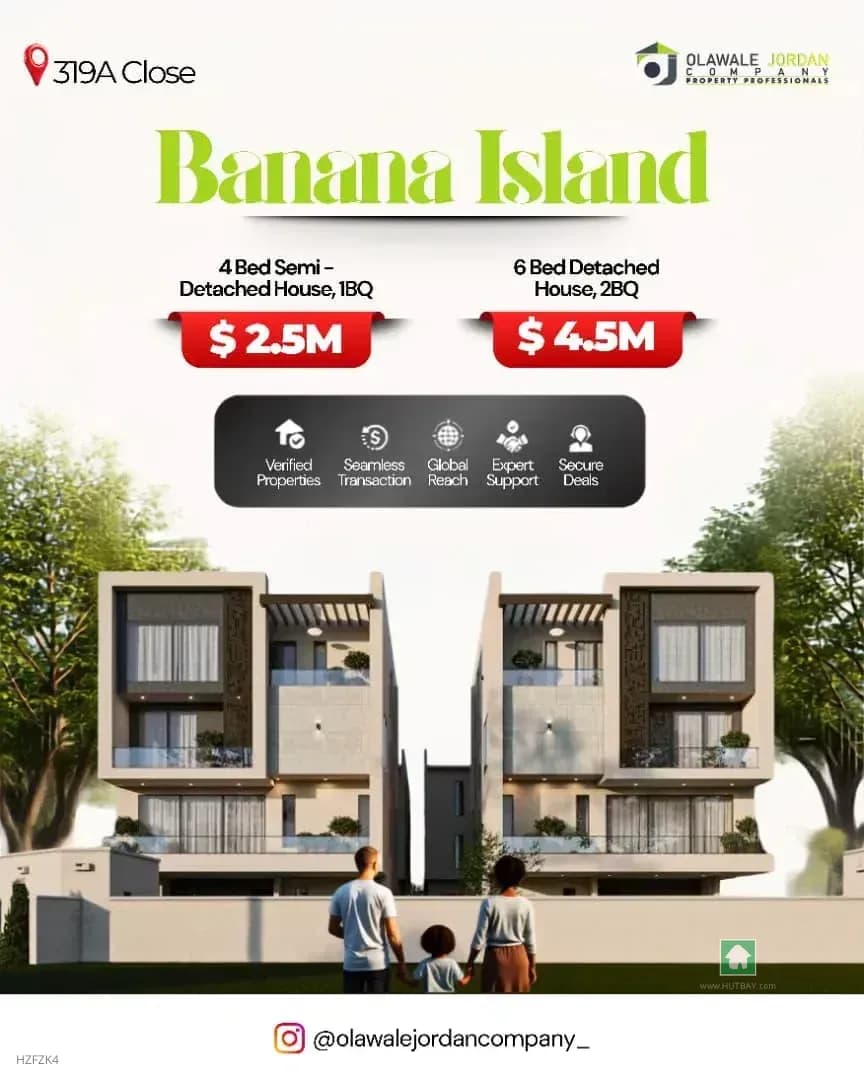 Semi Detached Home on Banana Island, Ikoyi