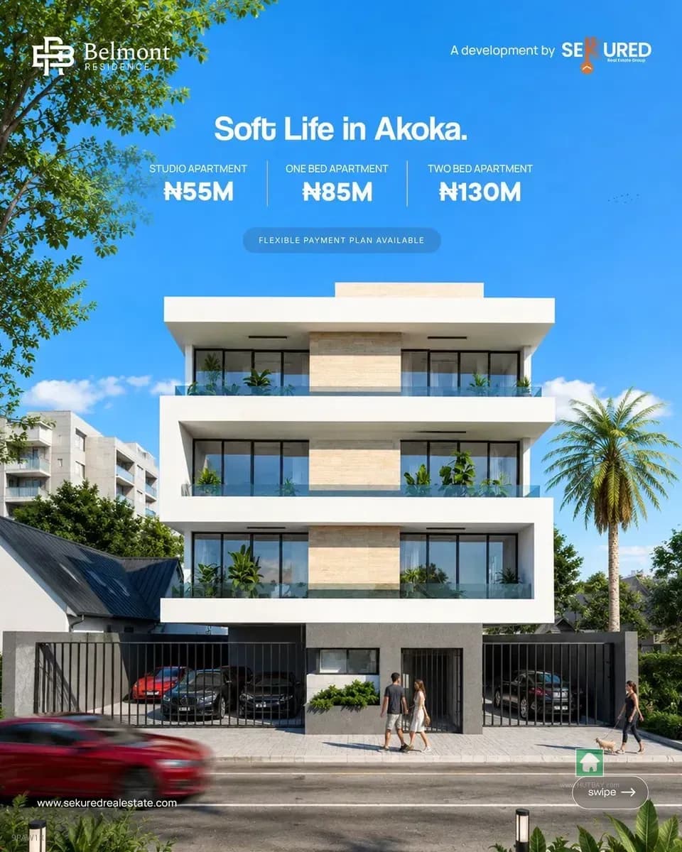 1-Bedroom Apartment Flat for Sale in Akoka, Yaba, Lagos