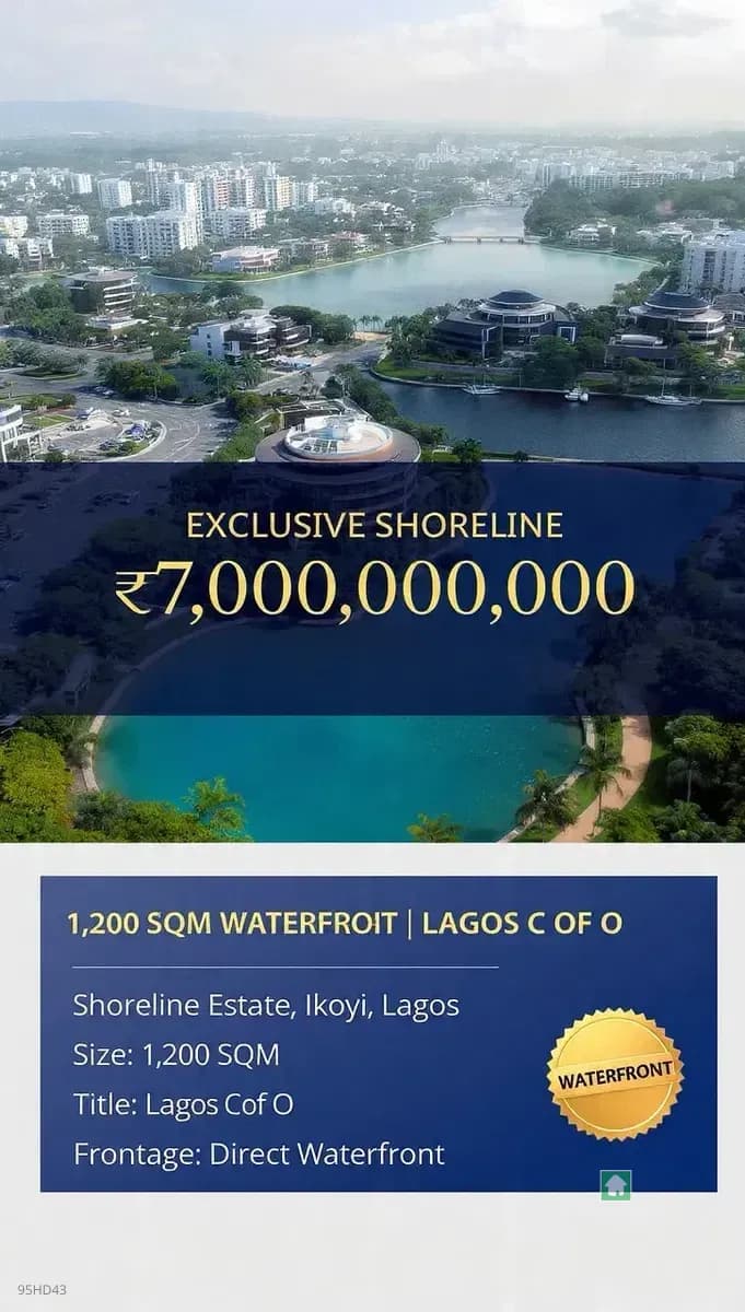 1200 SQM SHORELINE LAND, SHORLINE ESTATE, IKOYI, LAGOS