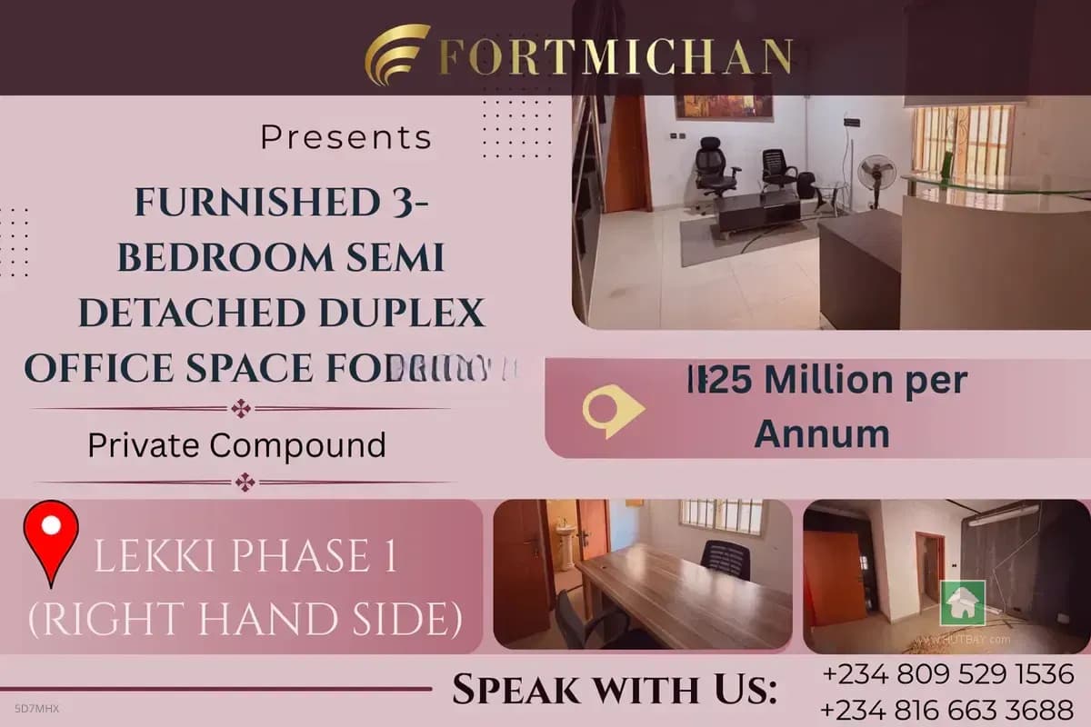 Office Space for Rent in Lekki Phase 1