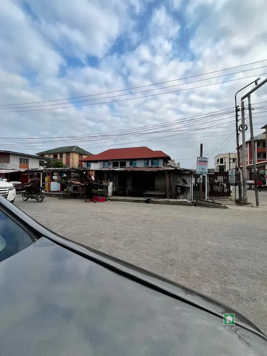 CofO: Aguda, Surulere, 4 Plot Land with Bungalow & 2-Storey Building