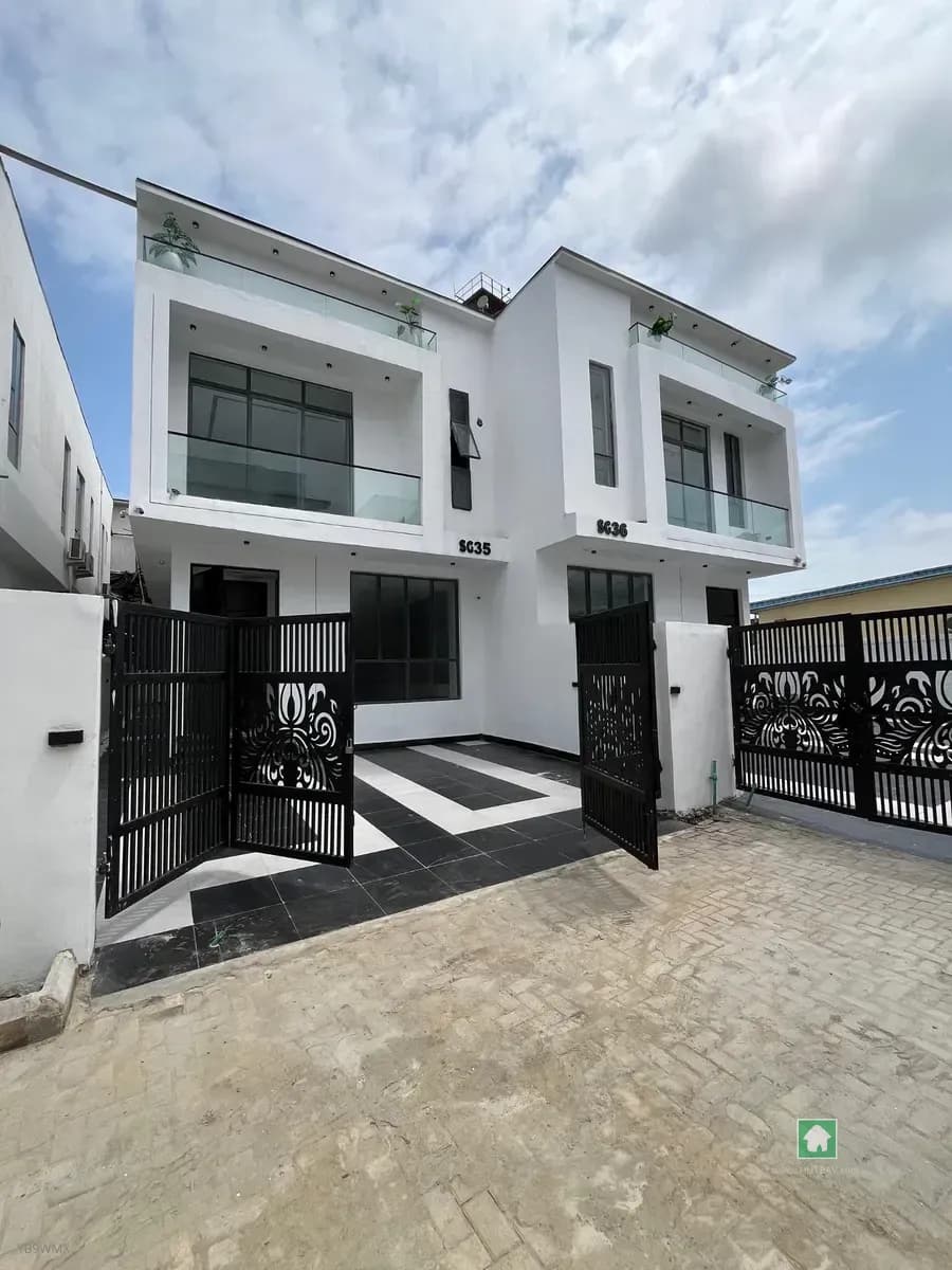 Five-Bedroom Semi-Detached in Secure Lekki Estate